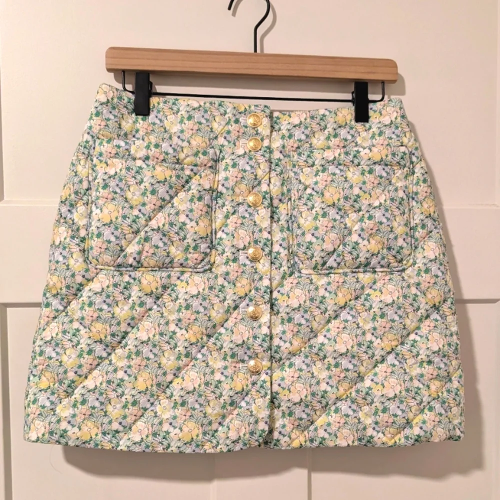 J. Crew Quilt Liberty Fabric Skirt